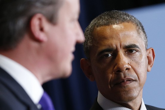 U.S. President Barack Obama with U.K. Prime Minister David Cameron U.S. President Barack Obama with U.K. Prime Minister David Cameron